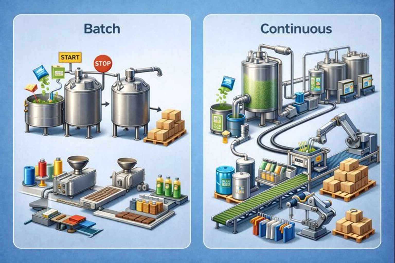 Batch vs Continuous Spirulina Production