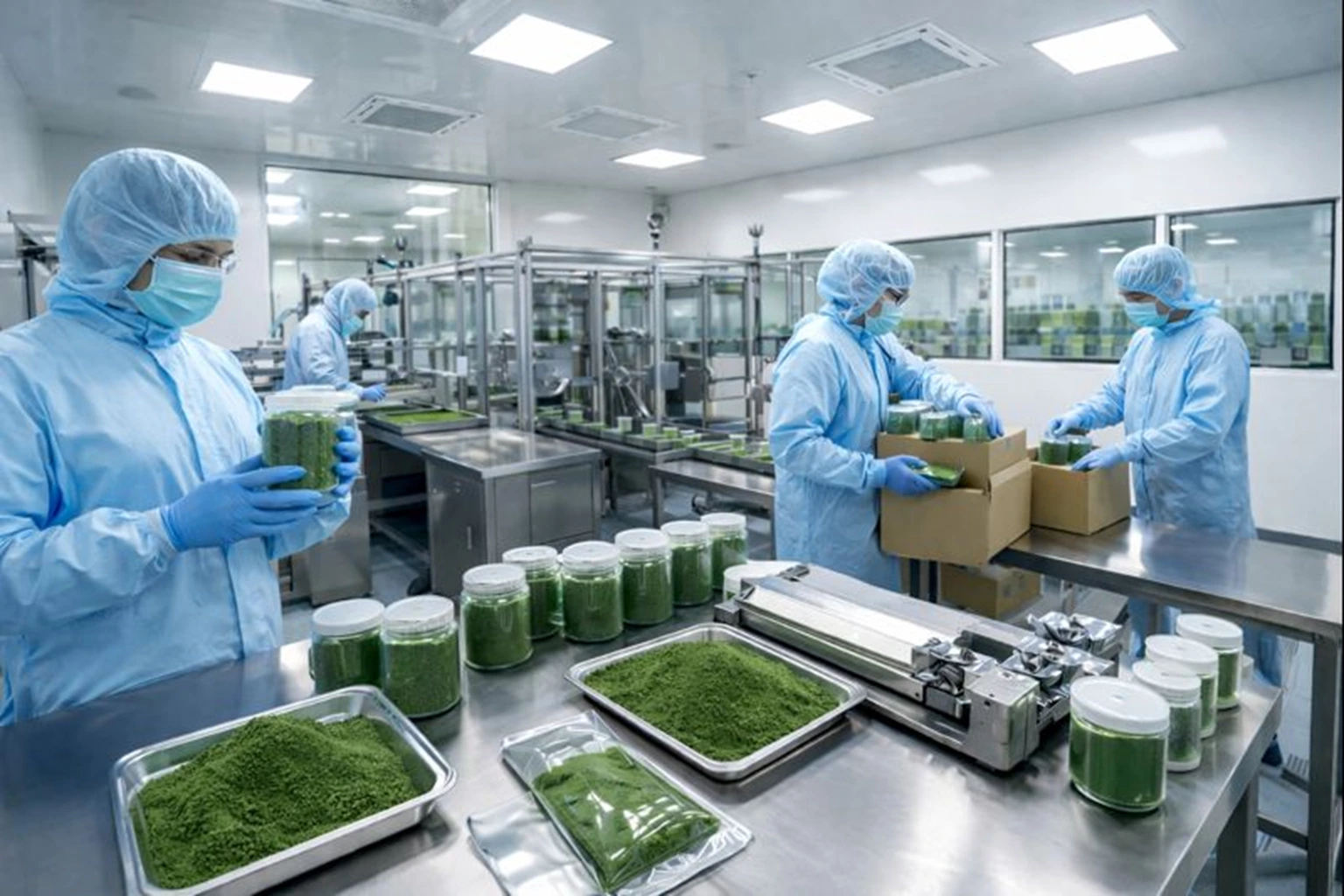 Building a Cleanroom for Spirulina Packaging