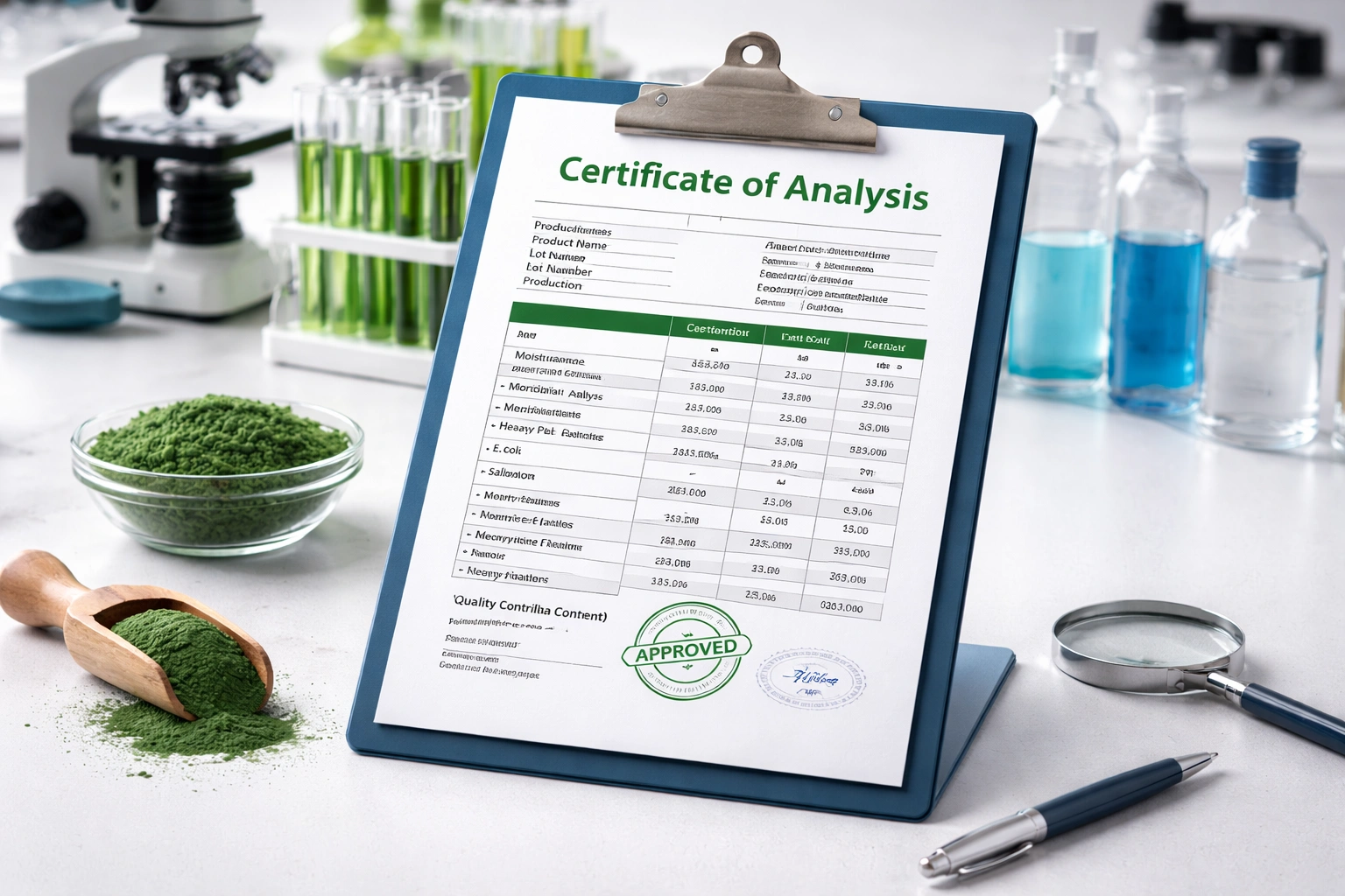 How to Generate COA In-House for Spirulina