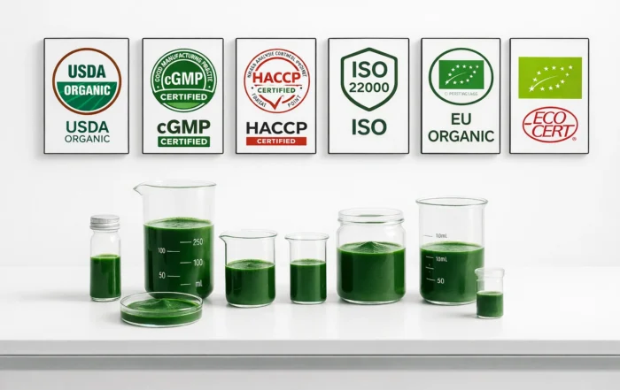 Spirulina Certification Guide (India, US, EU)