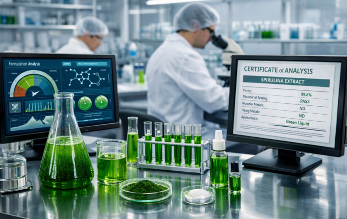 Spirulina for Cosmetic and Skincare Brands