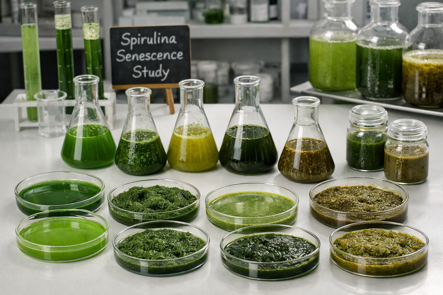 Understanding Spirulina Senescence and Culture Aging