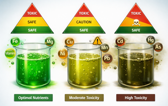 Micronutrient Toxicity Thresholds in Spirulina Farming