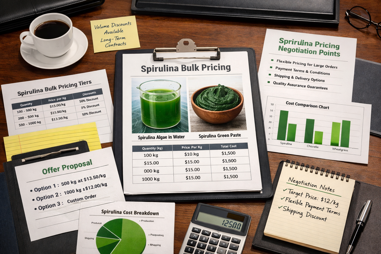 Bulk Spirulina Pricing_ What Drives Buyer Negotiations