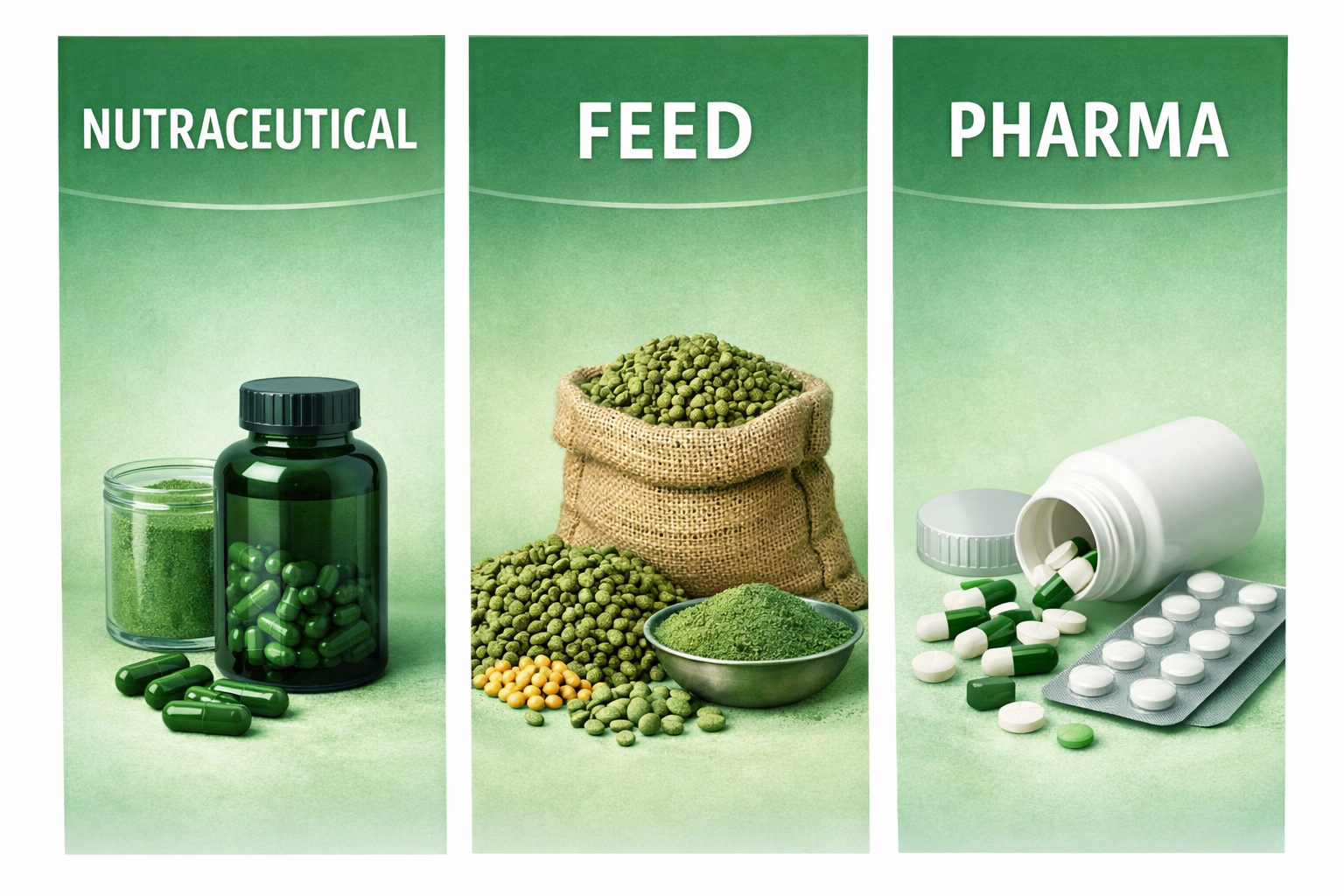 Global Spirulina Demand Forecast_ Nutraceutical vs Feed vs Pharma