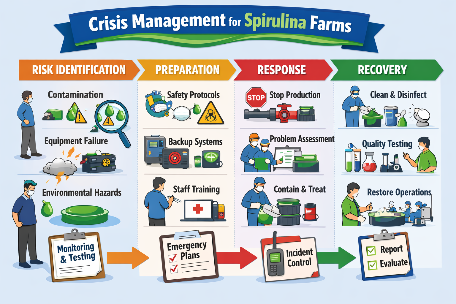 How to Build a Crisis Response Plan for Spirulina Farms