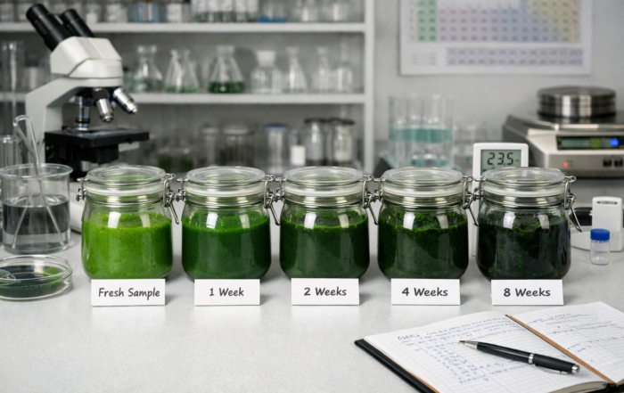 Shelf-Life Testing Protocols for Export-Grade Spirulina
