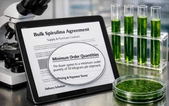 Minimum Order Quantities in Bulk Spirulina Contracts Explained