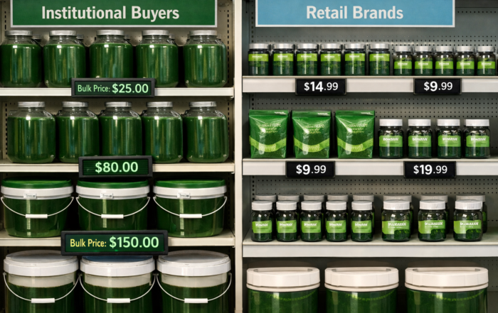 Pricing Spirulina for Institutional Buyers vs Retail Brands