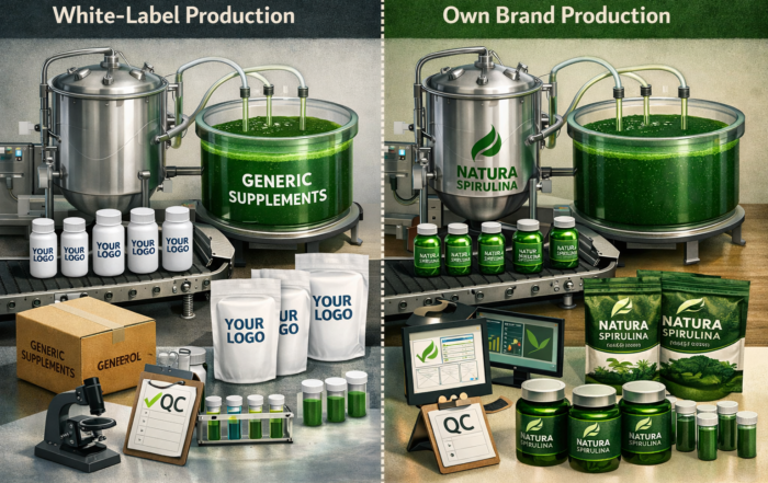 White-Label Spirulina vs Own Brand_ Operational Differences