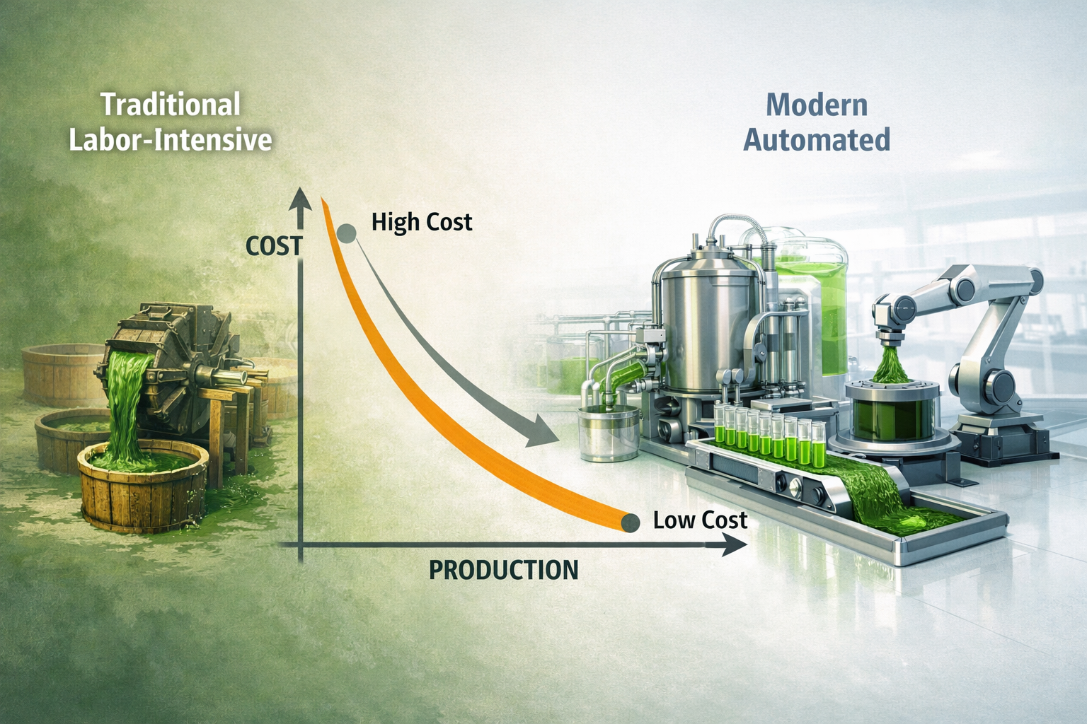 Automation vs Labour_ The Real Cost Curve in Spirulina Farming