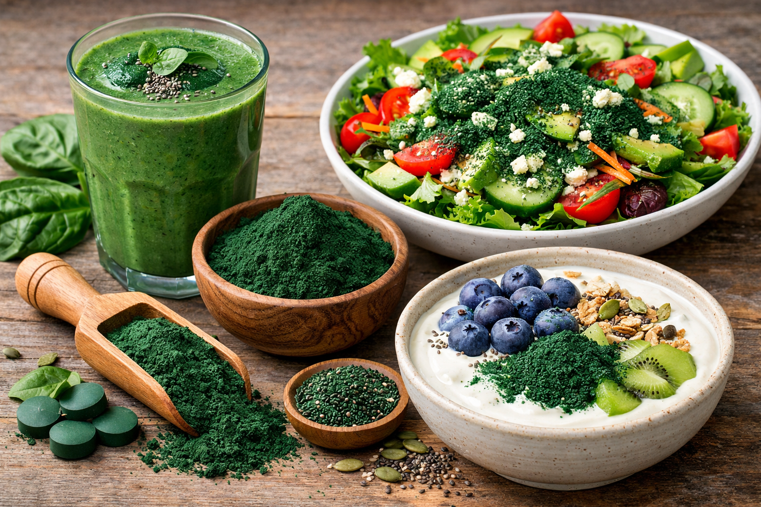 Spirulina Powder Benefits_ How to Use It Correctly