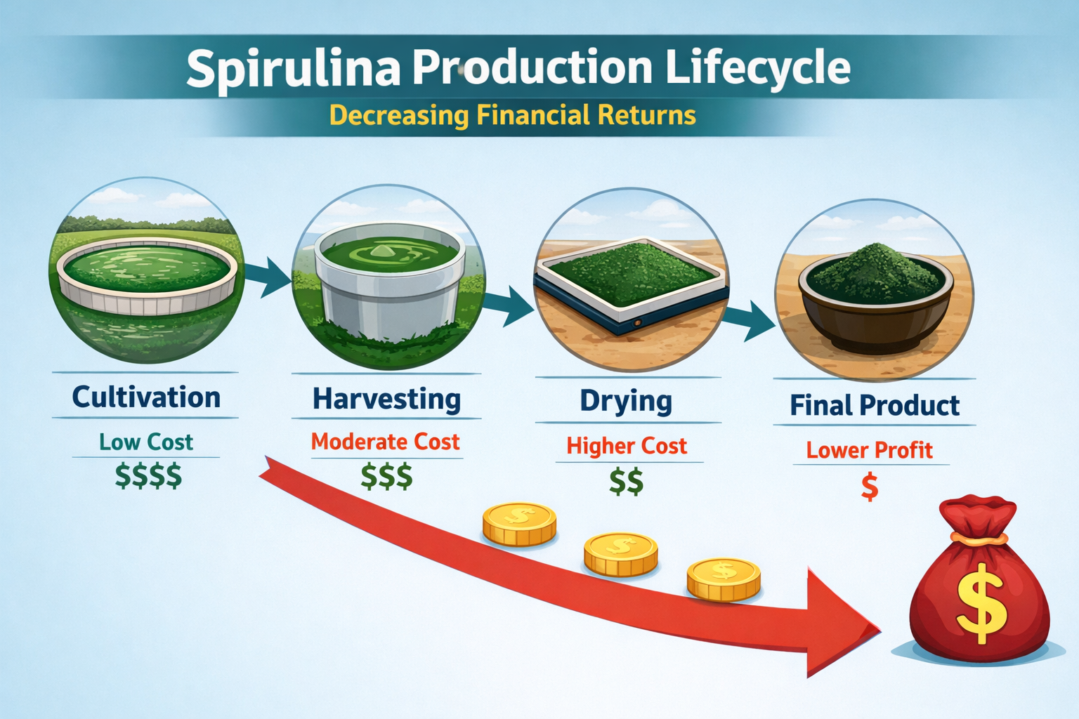 Where Spirulina Farms Actually Lose Money (And Why)