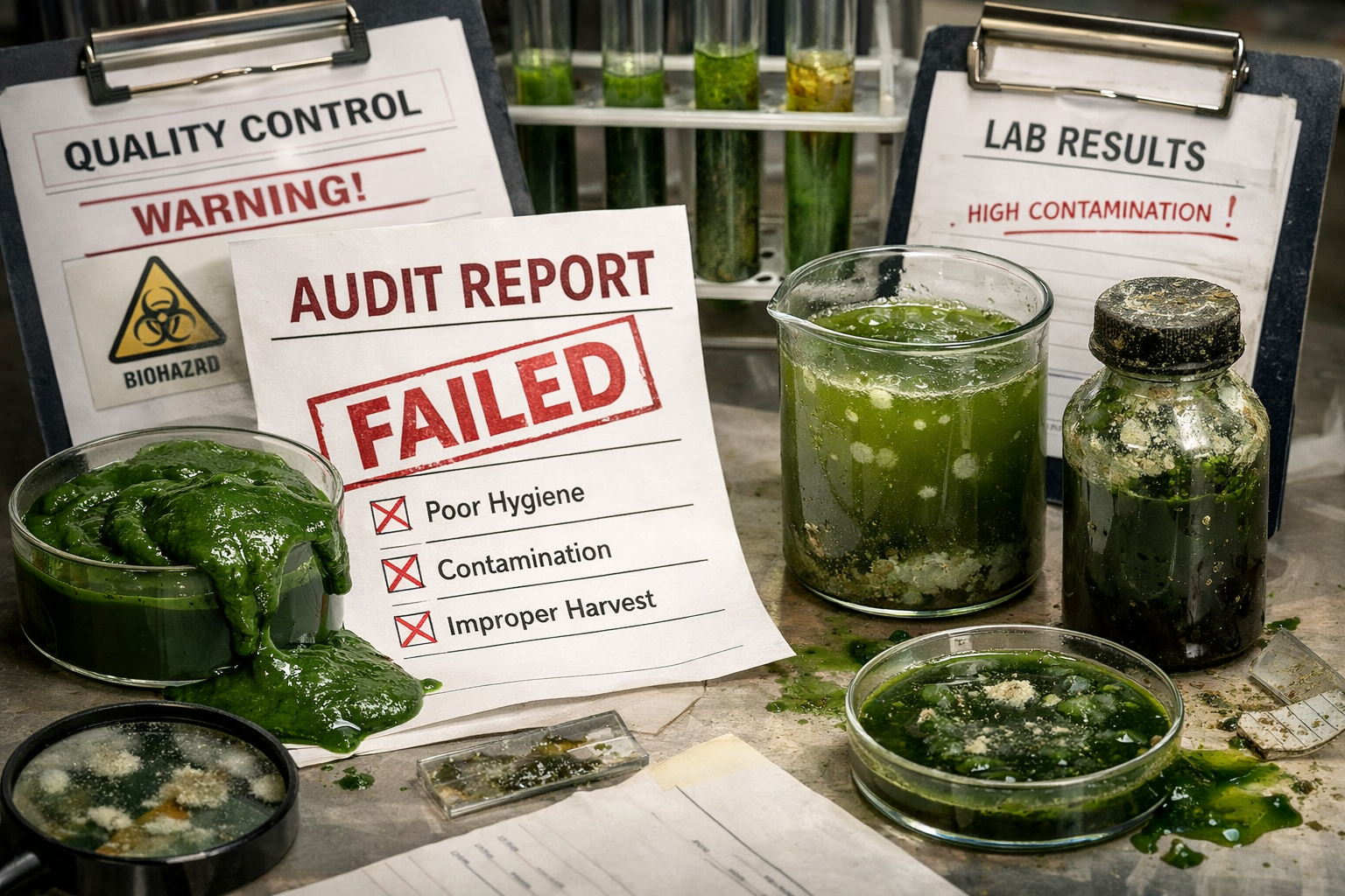 Why Manual Spirulina Farms Fail Certification Audits