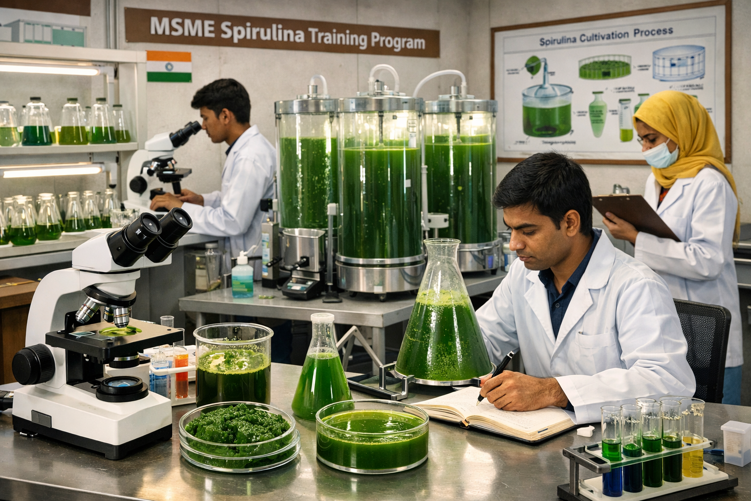 MSME Spirulina Training Programs in India