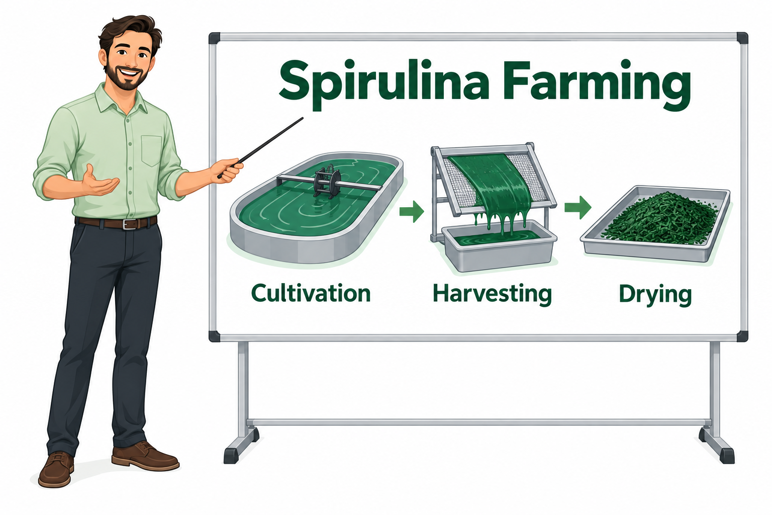 Spirulina Cultivation Training in India What You Learn
