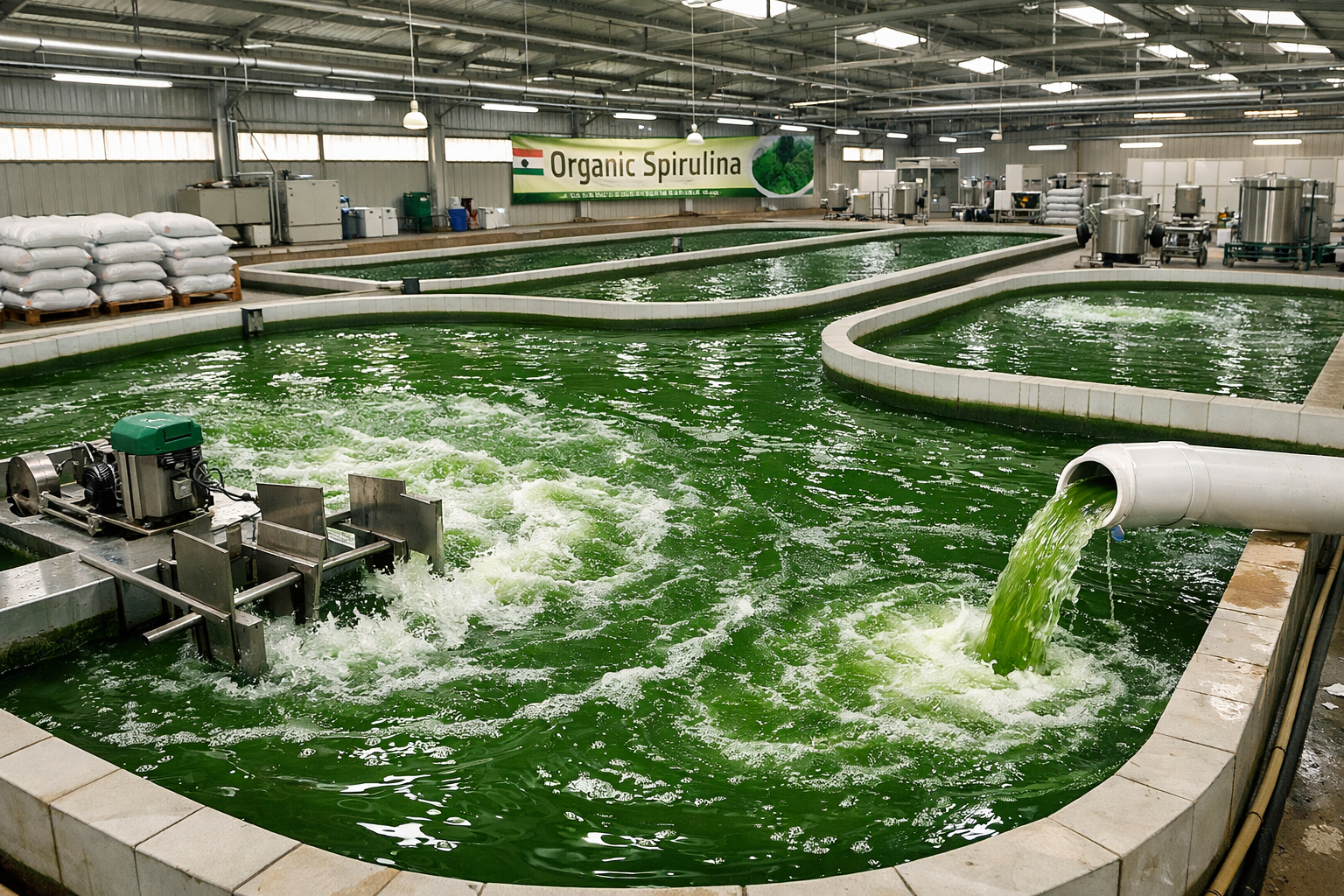 Spirulina Cultivation in India_ Step-by-Step Process Spirulina Cultivation in India_ Step-by-Step Process